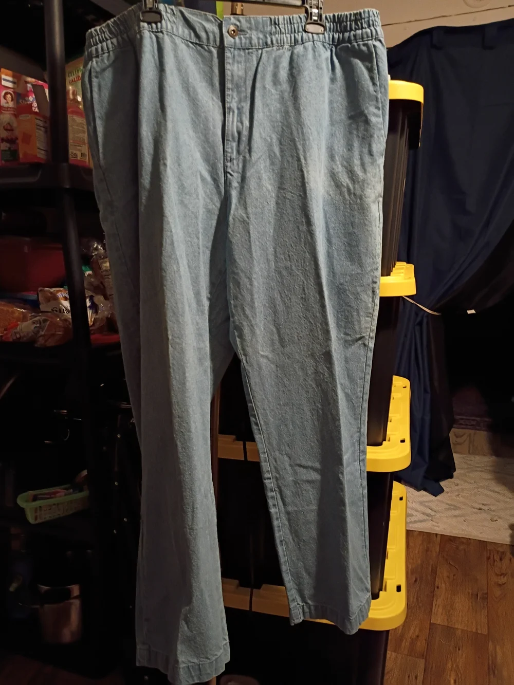 Relaxed Fit Light Blue Men's Denim Jeans